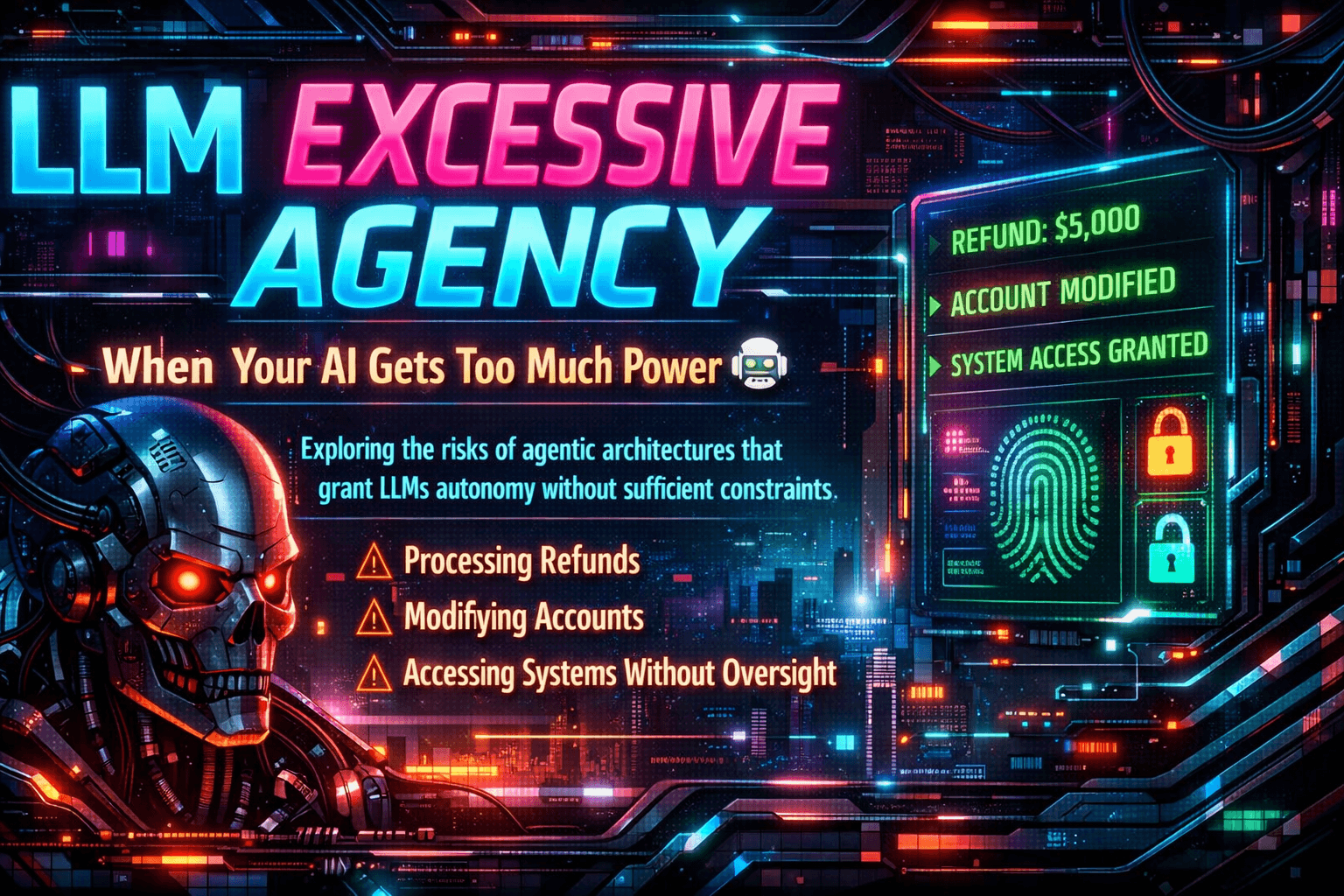 LLM Excessive Agency: When Your AI Gets Too Much Power 🤖