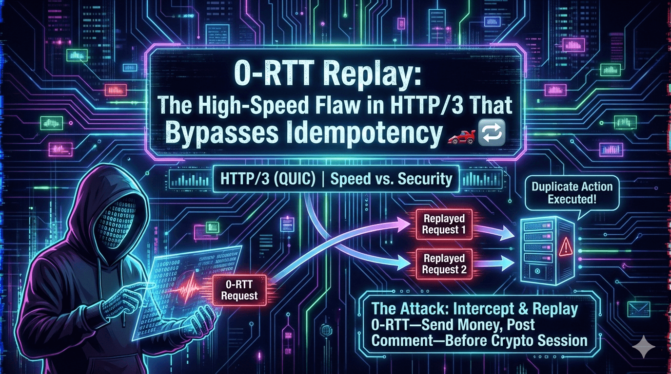 0-RTT Replay: The High-Speed Flaw in HTTP/3 That Bypasses Idempotency 🏎️🔄