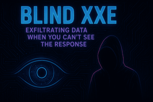 Blind XXE: Exfiltrating Data When You Can't See the Response 👁️