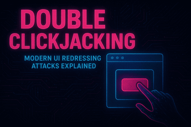 DoubleClickjacking: Modern UI Redressing Attacks Explained