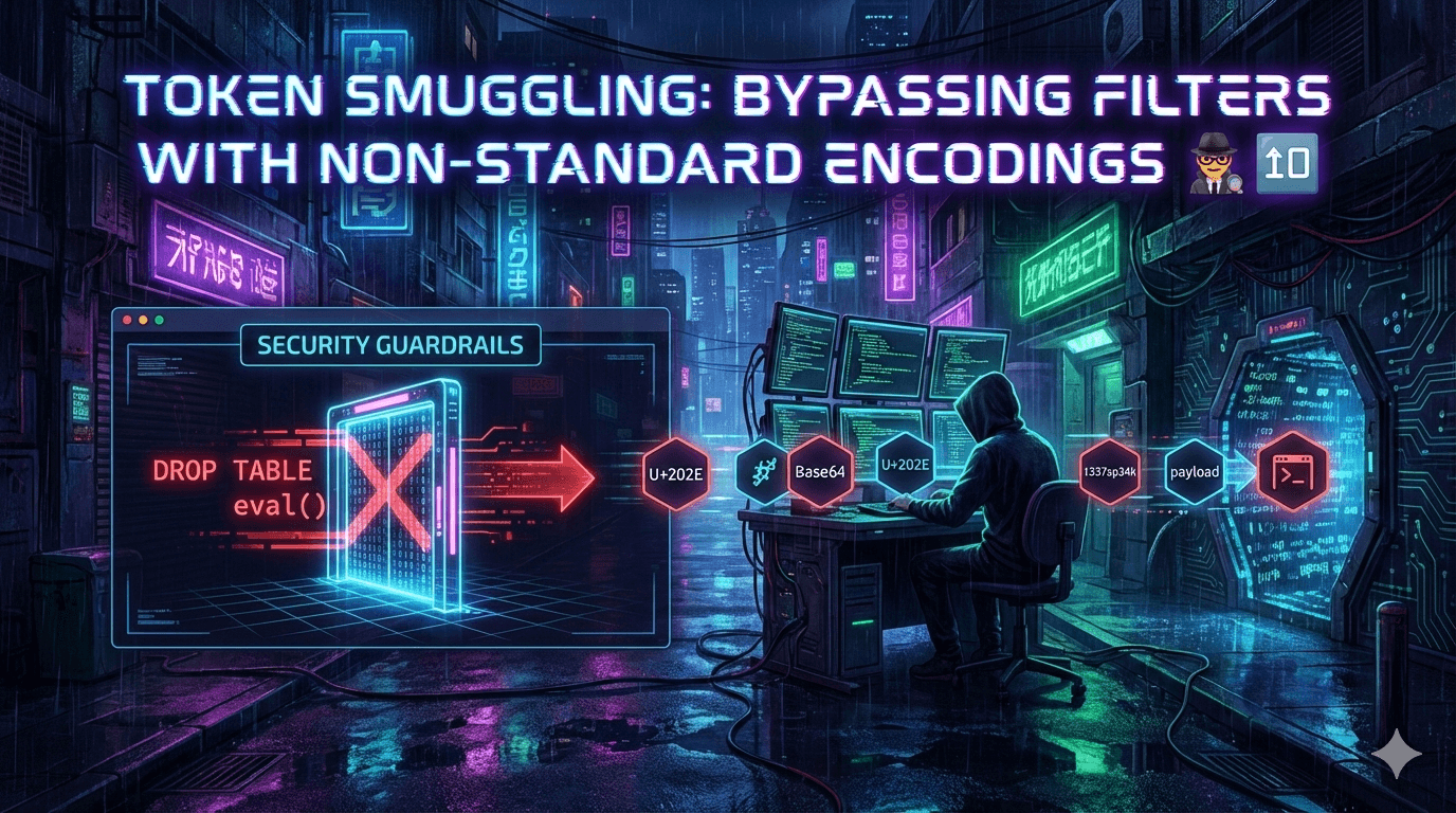 Token Smuggling: Bypassing Filters with Non-Standard Encodings