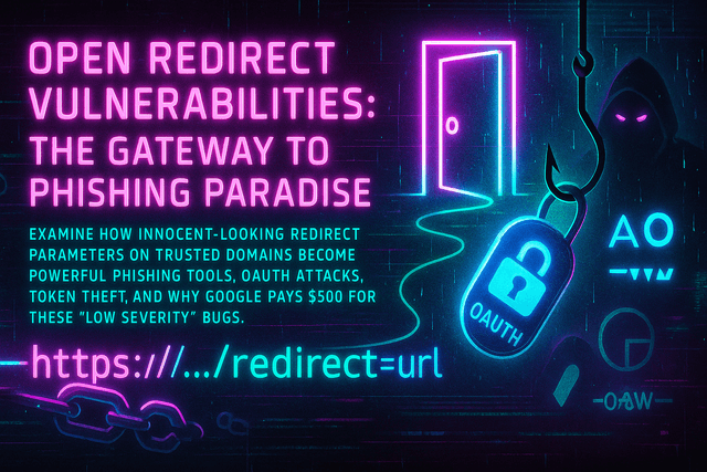 Open Redirect Vulnerabilities: The Gateway to Phishing Paradise 🚪