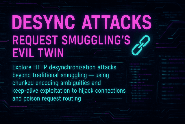 Desync Attacks: Request Smuggling's Evil Twin 🔗