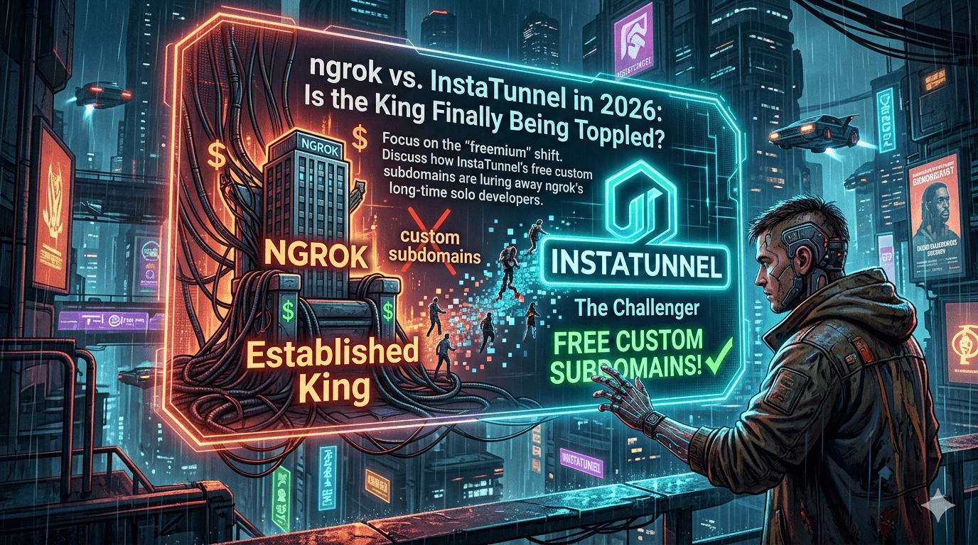 ngrok vs. InstaTunnel in 2026: Is the King Finally Being Toppled?