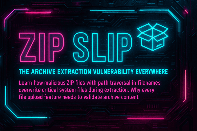 ZIP Slip: The Archive Extraction Vulnerability Everywhere 📦