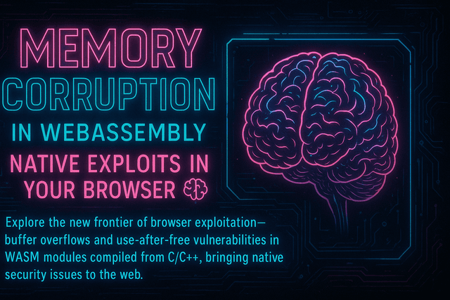 Memory Corruption in WebAssembly: Native Exploits in Your Browser 🧠