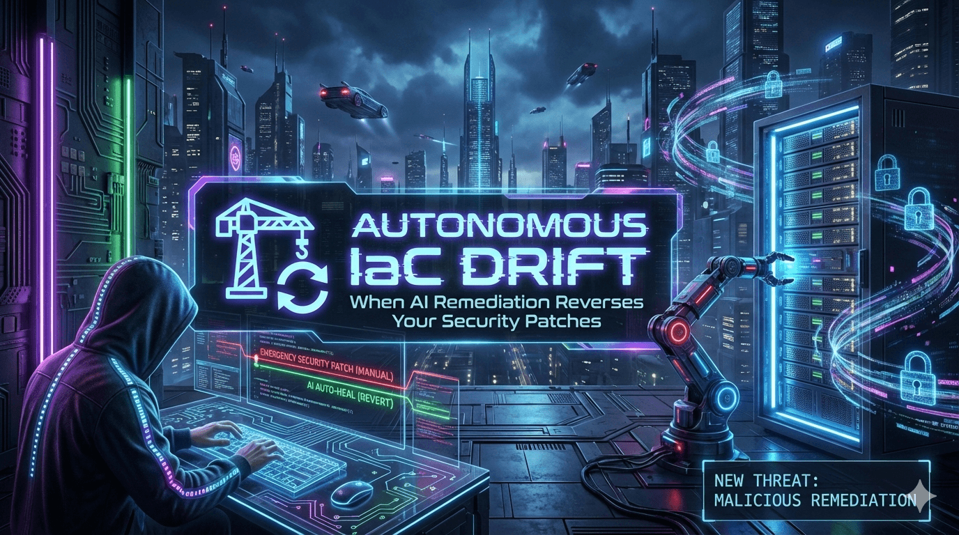 Autonomous IaC Drift: When AI Remediation Reverses Your Security Patches