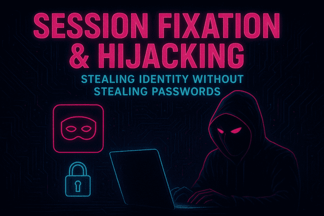 Session Fixation & Hijacking: Stealing Identity Without Stealing Passwords š