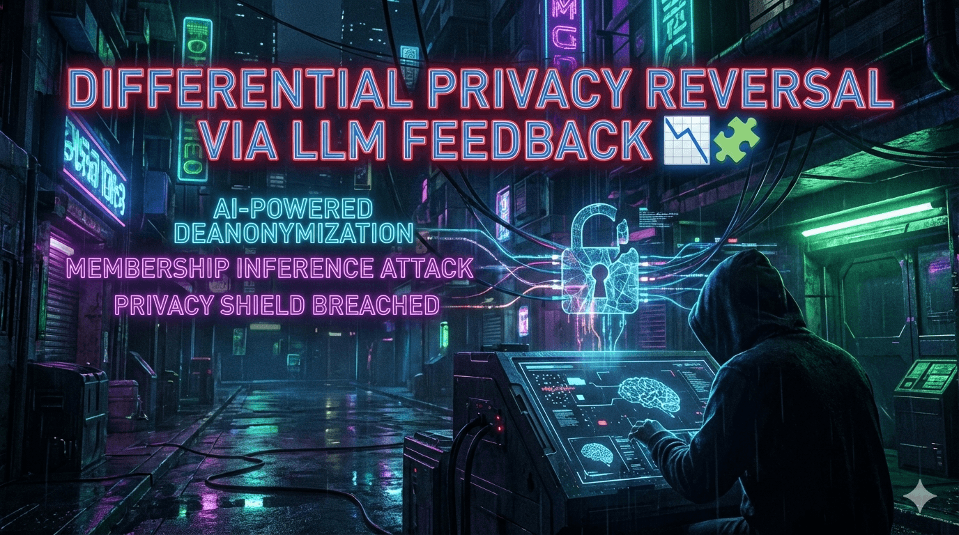 Differential Privacy Reversal via LLM Feedback: The Silent Killer of Data Anonymization