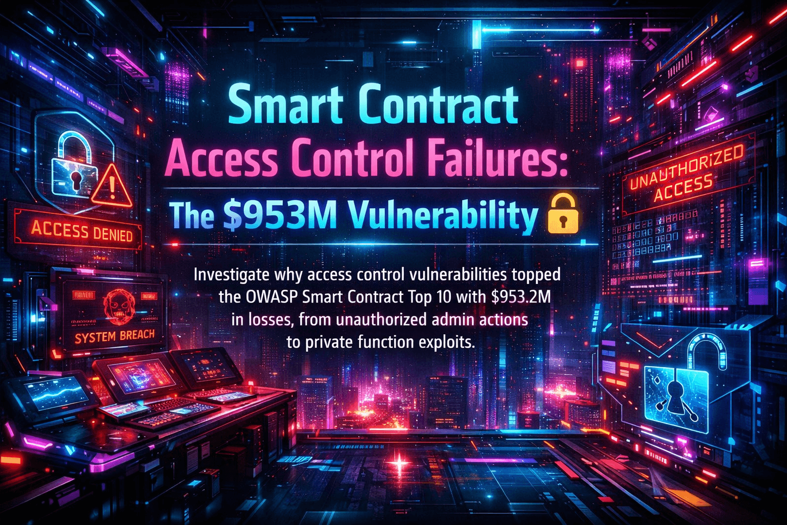 Smart Contract Access Control Failures: The $953M Vulnerability 🔓