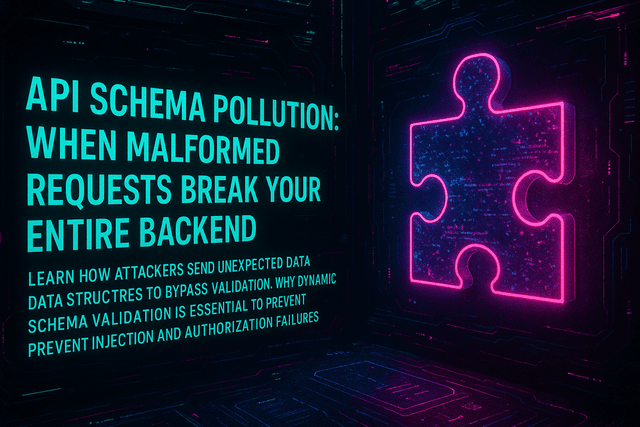 API Schema Pollution: When Malformed Requests Break Your Entire Backend 🧩
