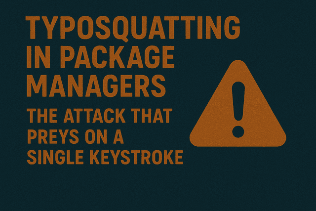 Typosquatting in Package Managers: The Attack That Preys on a Single Keystroke