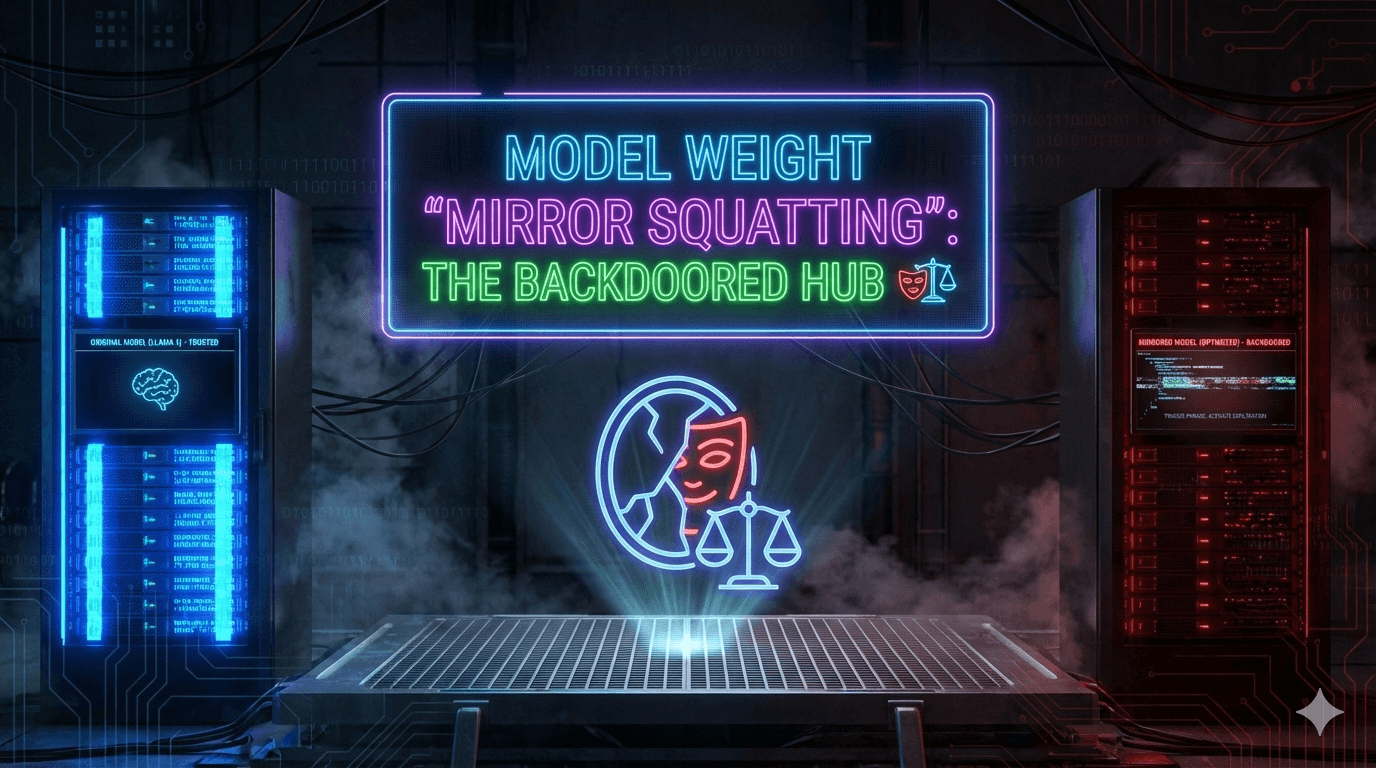 Model Weight "Mirror Squatting": The Backdoored Hub