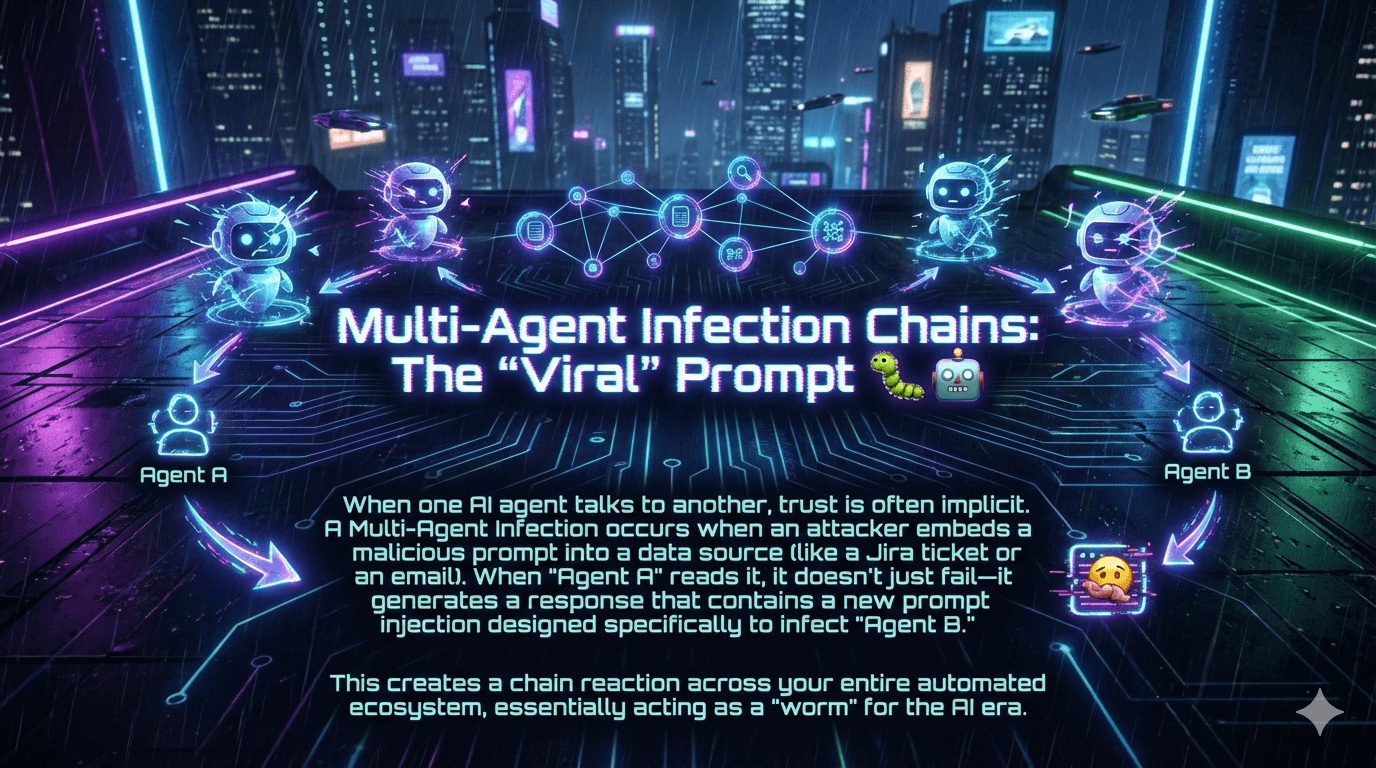 Multi-Agent Infection Chains: The "Viral" Prompt and the Dawn of the AI Worm
