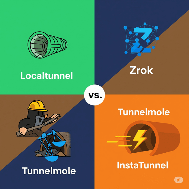 The Best Open-Source Ngrok Alternatives: An Overview and Comparison of Solutions Like Localtunnel, Zrok, and Tunnelmole