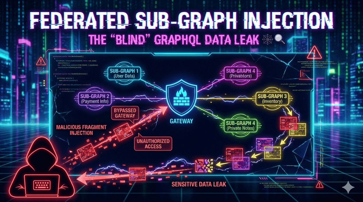 Federated Sub-graph Injection: The "Blind" GraphQL Data Leak