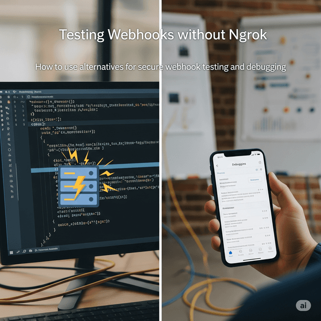 Testing Webhooks without Ngrok: How to use alternatives for secure webhook testing and debugging