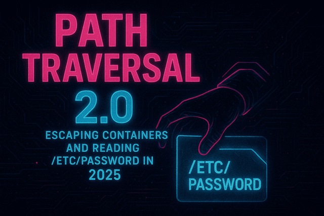 Path Traversal 2.0: Escaping Containers and Reading /etc/passwd in 2025 đ
