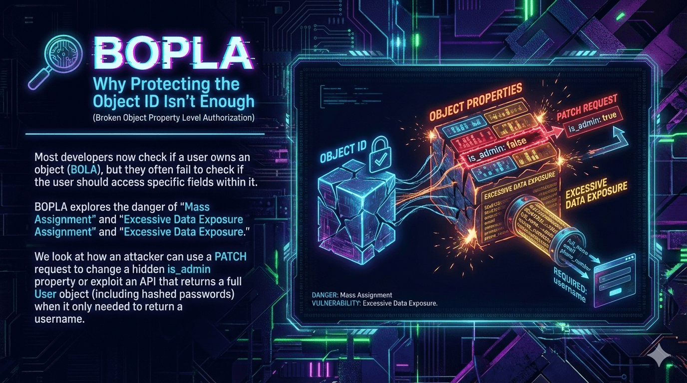 BOPLA: Why Protecting the Object ID Isn't Enough (Broken Object Property Level Authorization) 🔍