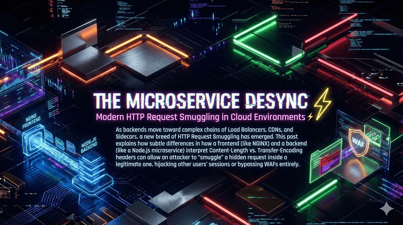 The Microservice Desync: Modern HTTP Request Smuggling in Cloud Environments ⚡