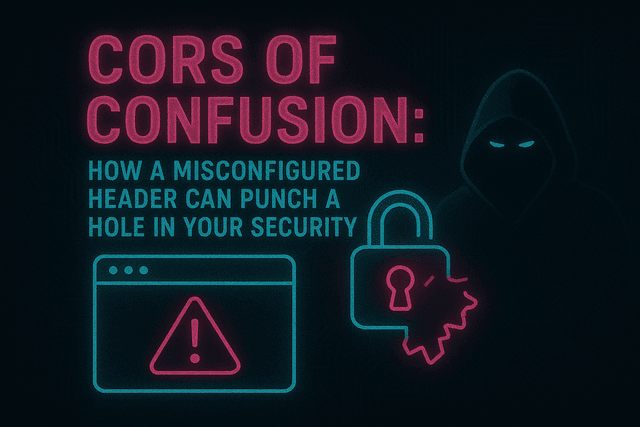 CORS of Confusion: How a Misconfigured Header Can Punch a Hole in Your Security
