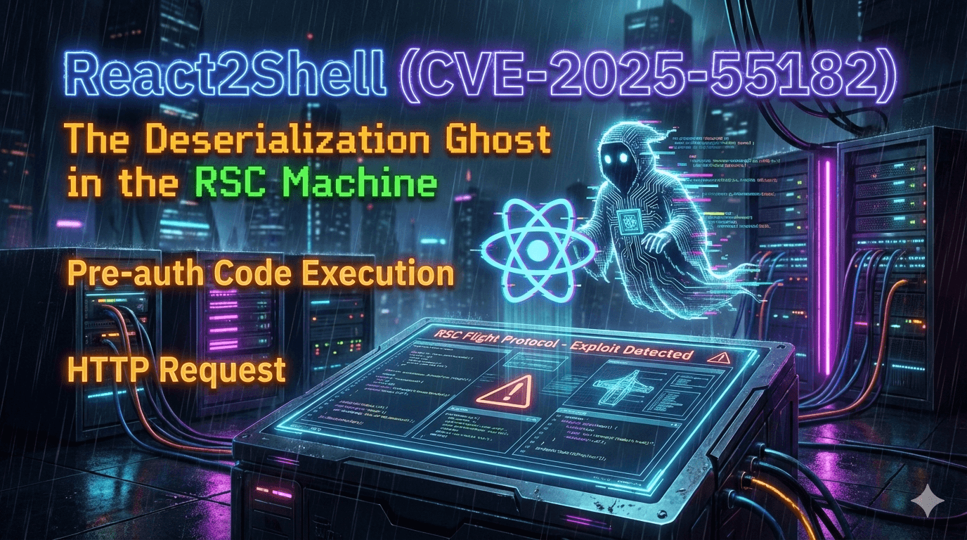 React2Shell (CVE-2025-55182): The Deserialization Ghost in the RSC Machine