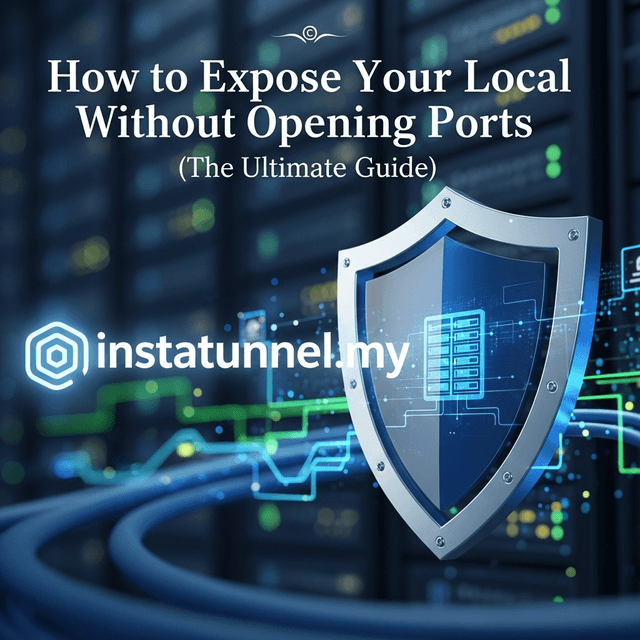 How to Expose Your Local Server Without Opening Ports (The Ultimate Guide) 🛡️
