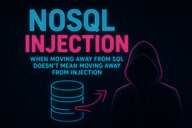 NoSQL Injection: When Moving Away from SQL Doesn't Mean Moving Away from Injection 🍃