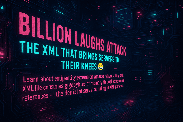 Billion Laughs Attack: The XML That Brings Servers to Their Knees