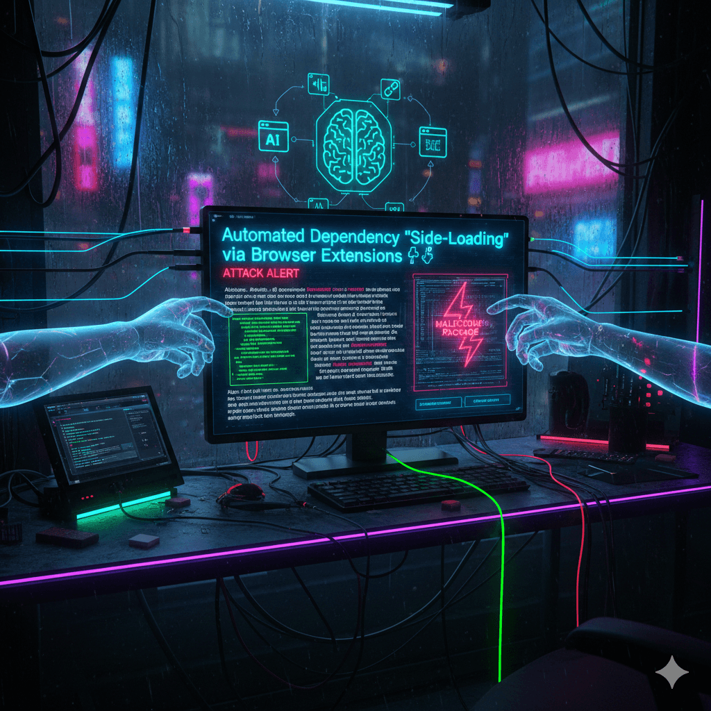 Automated Dependency "Side-Loading": The Invisible Supply Chain Attack via AI Extensions