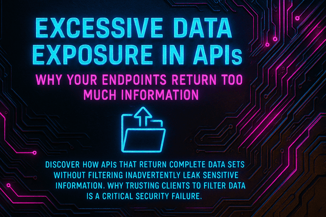 Excessive Data Exposure in APIs: Why Your Endpoints Return Too Much Information 📤