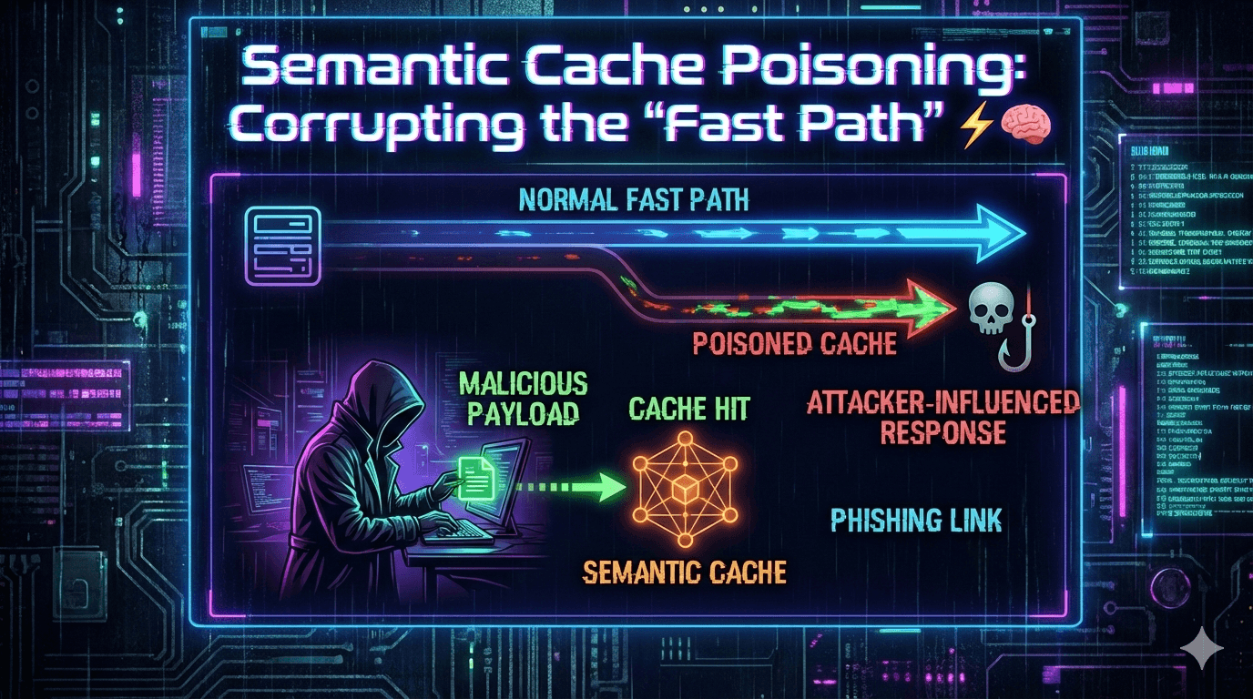 Semantic Cache Poisoning: Corrupting the "Fast Path" ⚡🧠