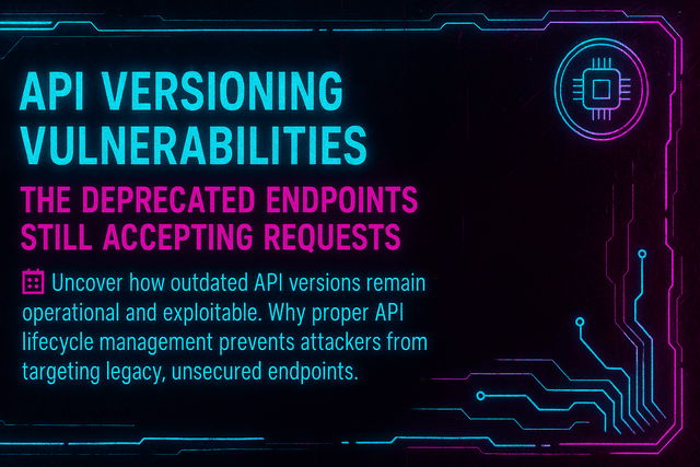 API Versioning Vulnerabilities: The Deprecated Endpoints Still Accepting Requests đ
