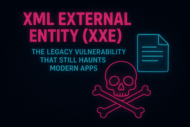 XML External Entity (XXE): The Legacy Vulnerability That Still Haunts Modern Apps 📄