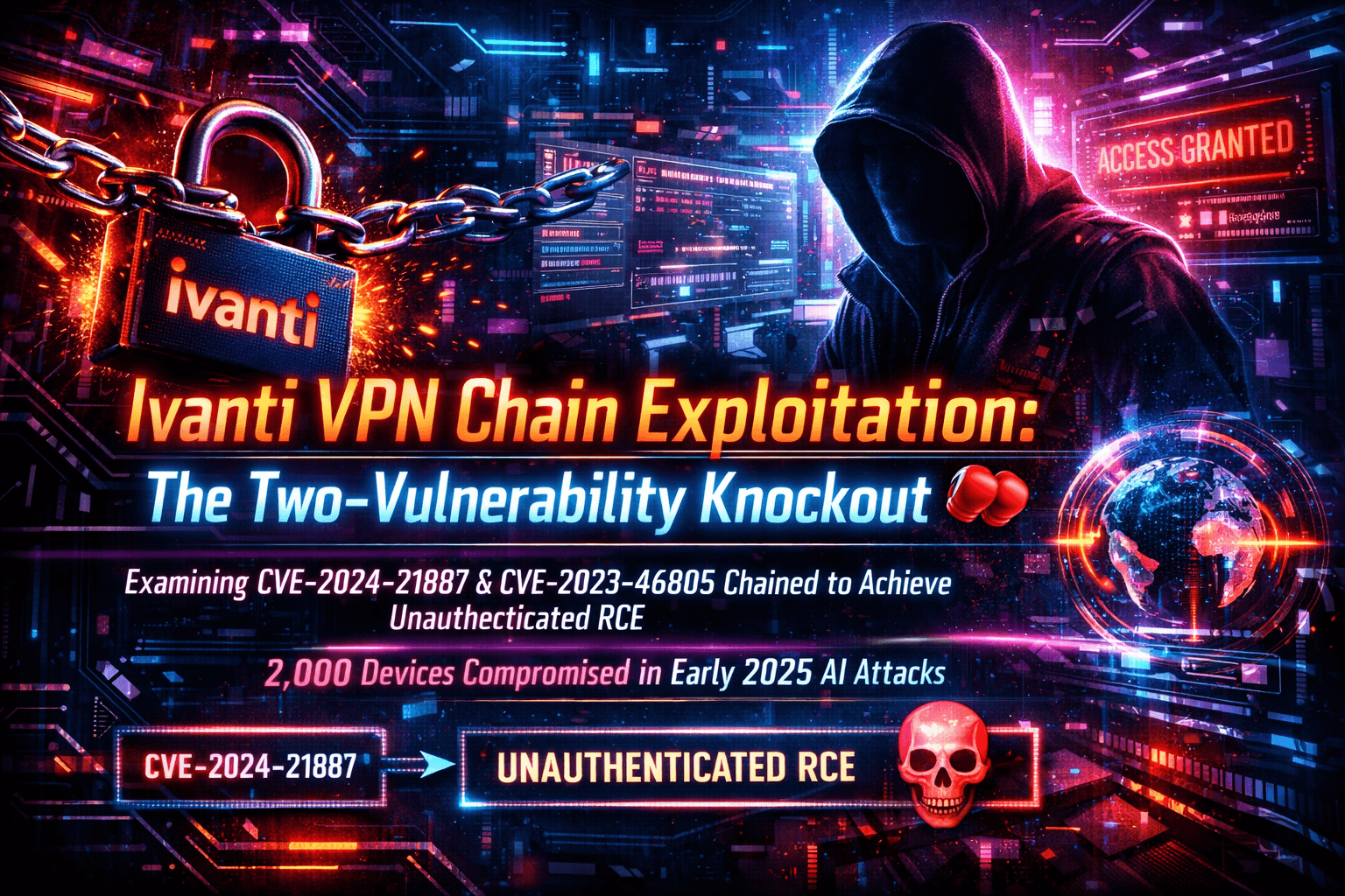 Ivanti VPN Chain Exploitation: The Two-Vulnerability Knockout 🥊
